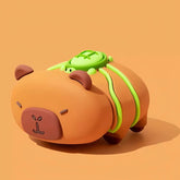 AirPods 4 Pro2 Case  Brown Silicone Capybara Cute Funny